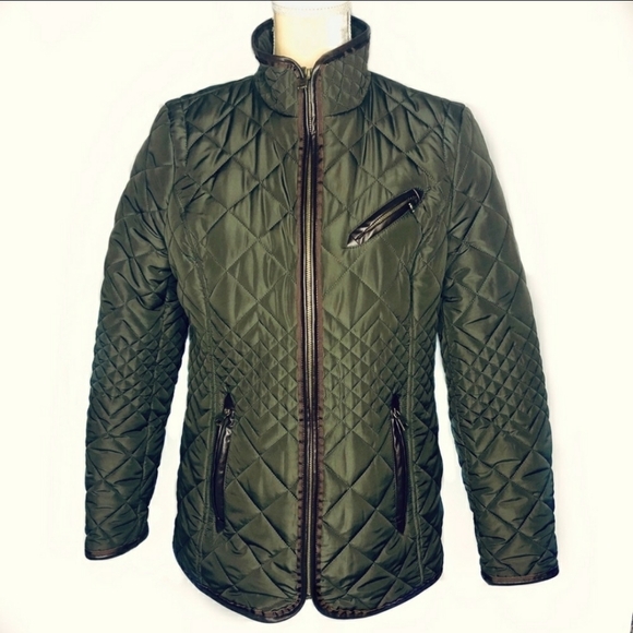 Mo-Ka Jackets & Blazers - Stitch Fix Quilted Jacket coat Olive green Mo-ka